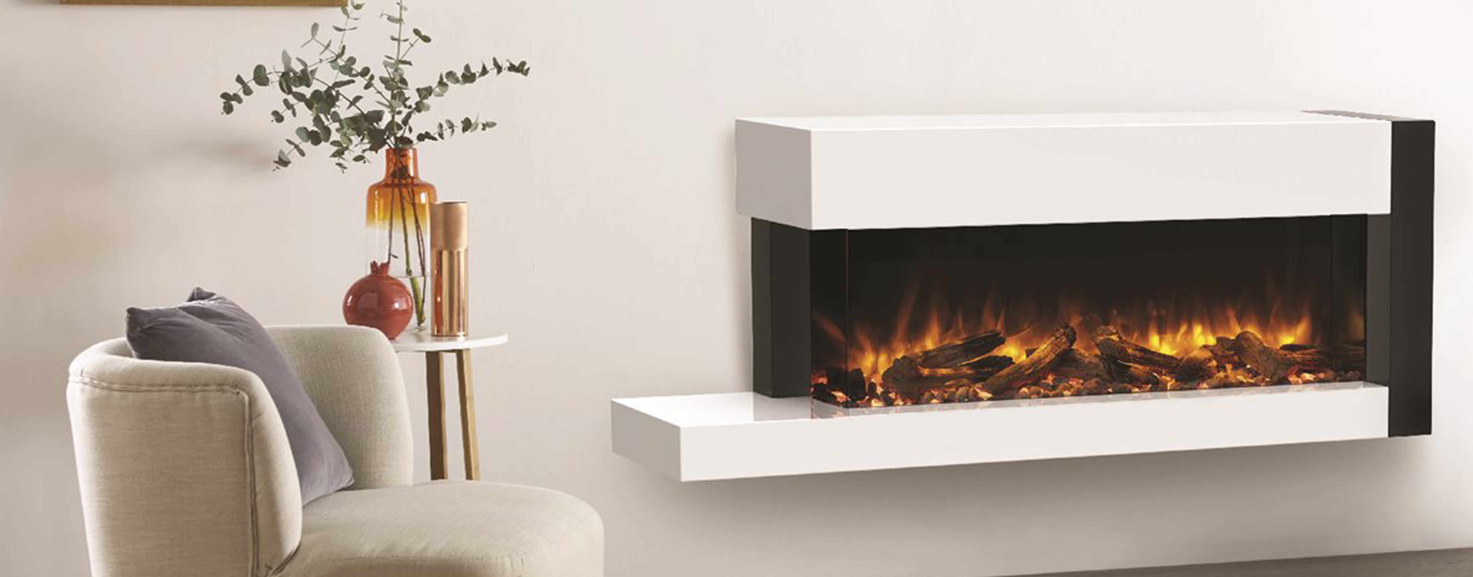 Camino elettrico di design parma reggio emilia
